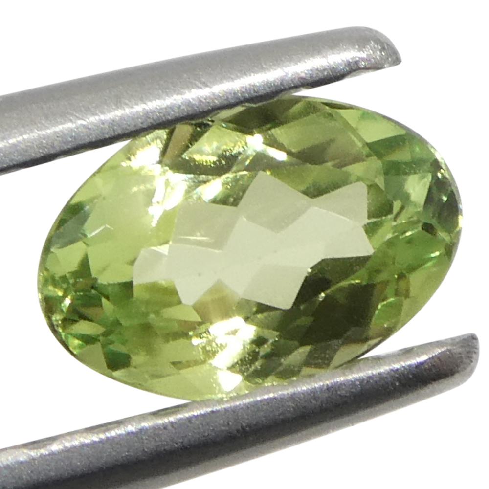 0.44ct Oval Yellowish Green to Greyish Purple Alexandrite from Brazil For Sale 4