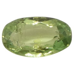 0.44ct Oval Yellowish Green to Greyish Purple Alexandrite from Brazil