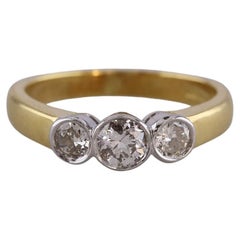 0.45 Carat Diamond Three Stone Ring