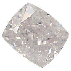 0.45 Carat Faint Pink Cushion cut diamond I1 Clarity GIA Certified