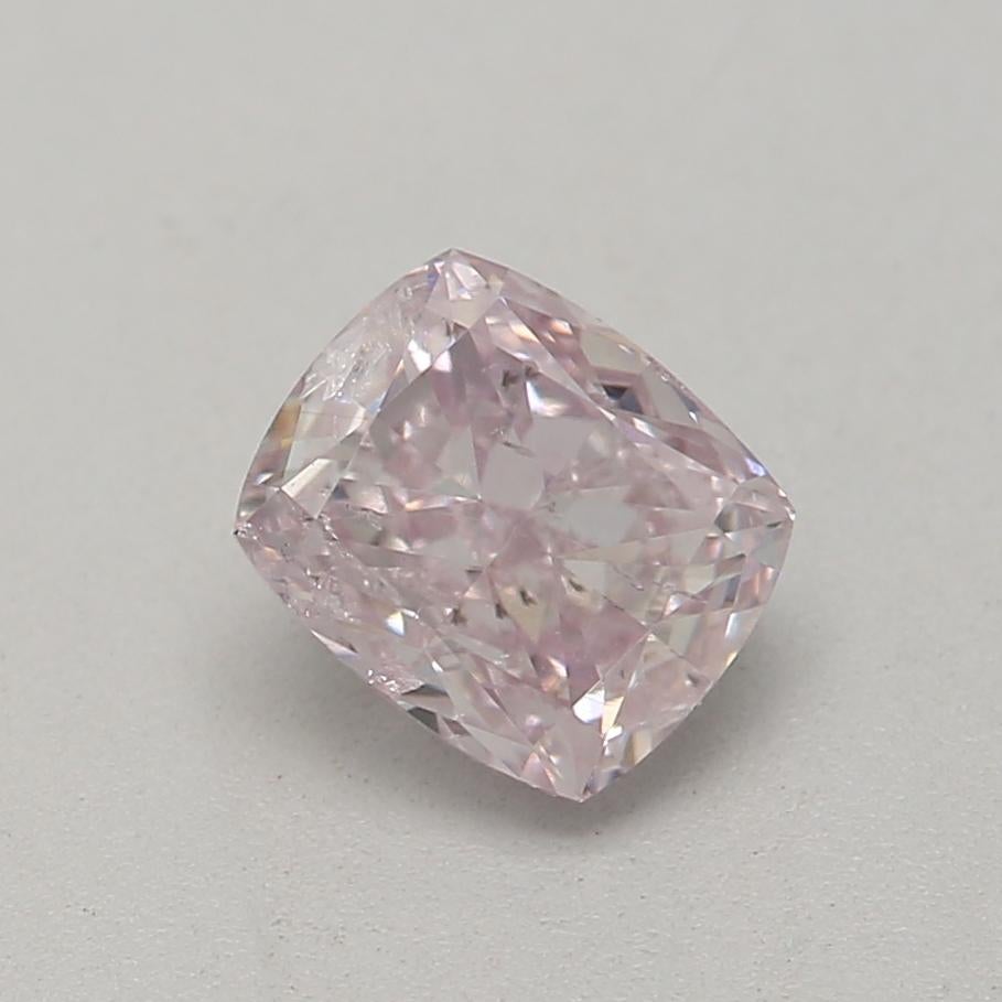 *100% NATURAL FANCY COLOUR DIAMOND*

✪ Diamond Details ✪

➛ Shape: Cushion
➛ Colour Grade: Fancy Light Purplish Pink
➛ Carat: 0.45
➛ Clarity: I1
➛ GIA Certified 

^FEATURES OF THE DIAMOND^

This cushion cut diamond is a square or rectangular shaped