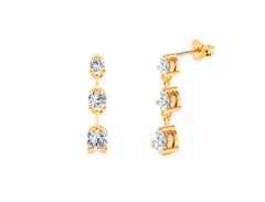 0.45ct Diamond Studs Earrings in 14k Gold