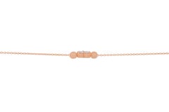 0.45ct Diamond Heart Shaped 18k Rose Gold Bracelet
