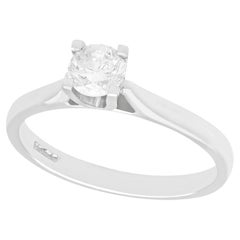 0.45ct Diamond Platinum Solitaire Engagement Ring, Circa 2000