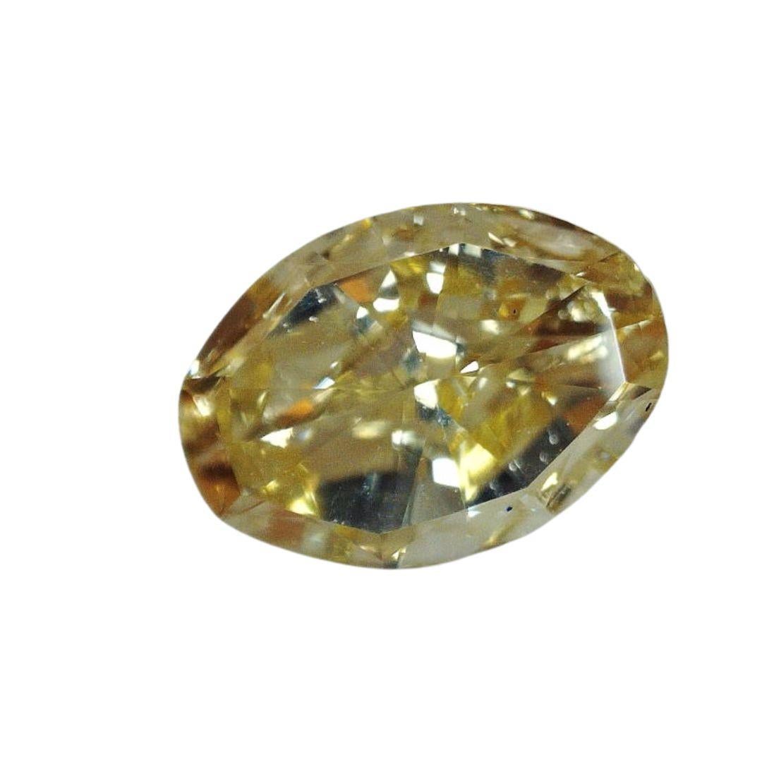 Oval Cut 0.45CT Oval Fancy Diamond For Sale
