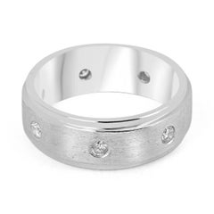 0.45tcw 14K Diamond Eternity Band Ring White Gold Diamond Eternity