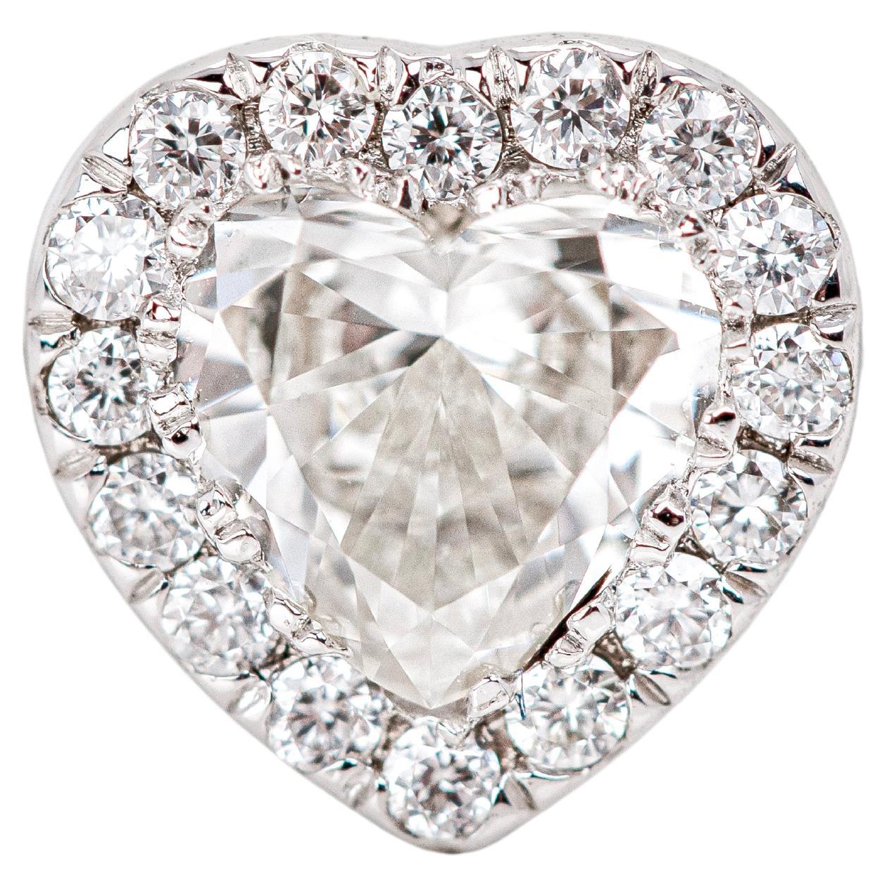 0.46 ct Heart Cut Diamond Solitaire, Diamond Solitaire Ring with Edge Stone
GIA Certified Diamond Wedding Ring,Solitaire Ring

This ring was made with quality materials and excellent handwork. I guarantee the quality assurance of my handwork and