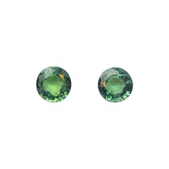 0,46ct Paar Alexandrit Grün bis orange rosa Auge sauber Qualität seltener Edelstein