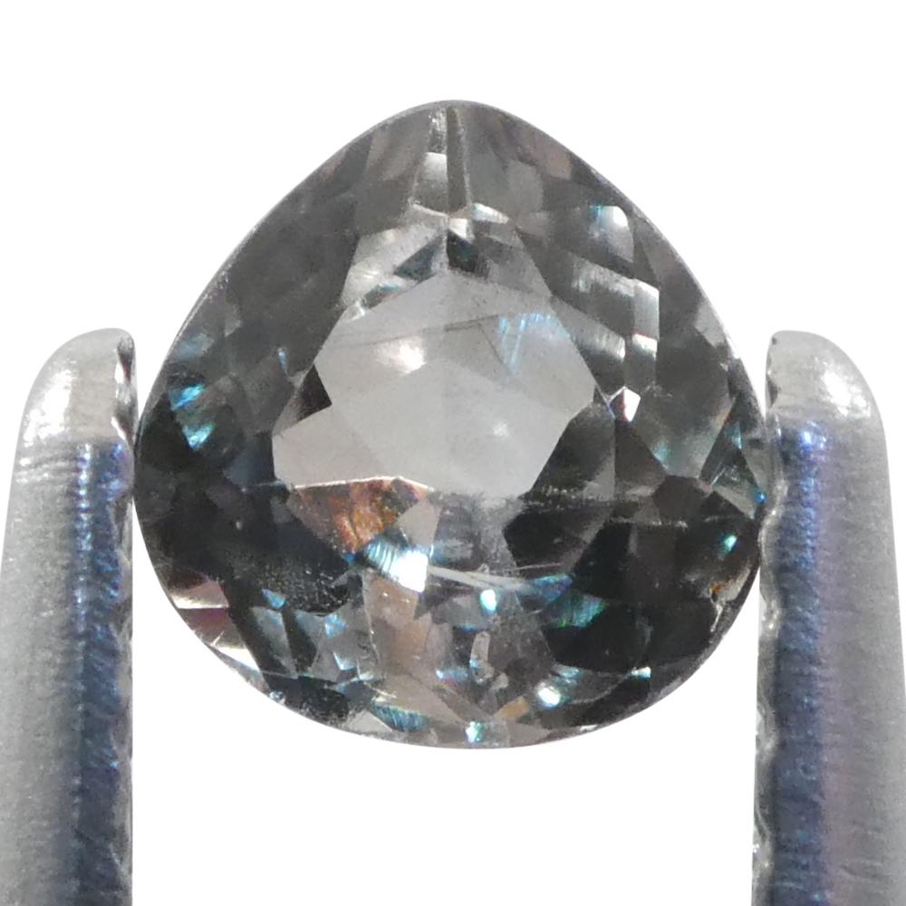 0.46ct Pear Yellowish Green to Greyish Purple Alexandrite from Brazil For Sale 6
