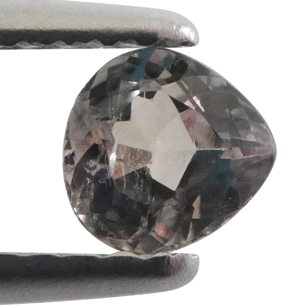 0.46ct Pear Yellowish Green to Greyish Purple Alexandrite from Brazil For Sale 5