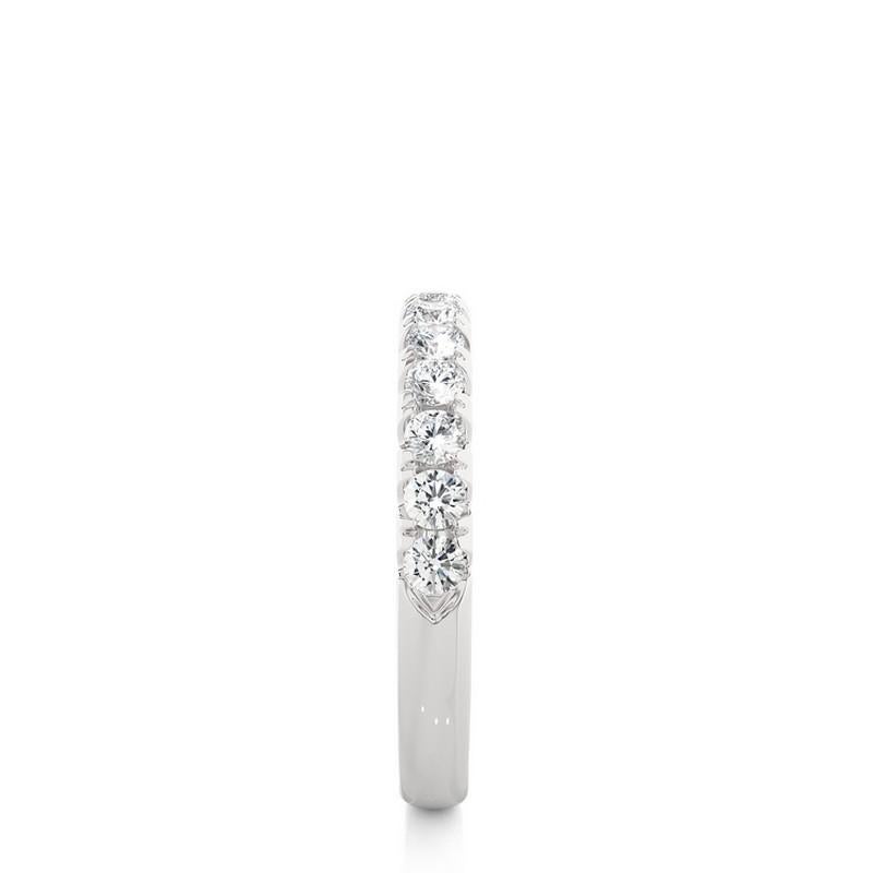 Moderno Anello Collection'S da 0,47 carati con diamanti in oro bianco 14 carati in vendita