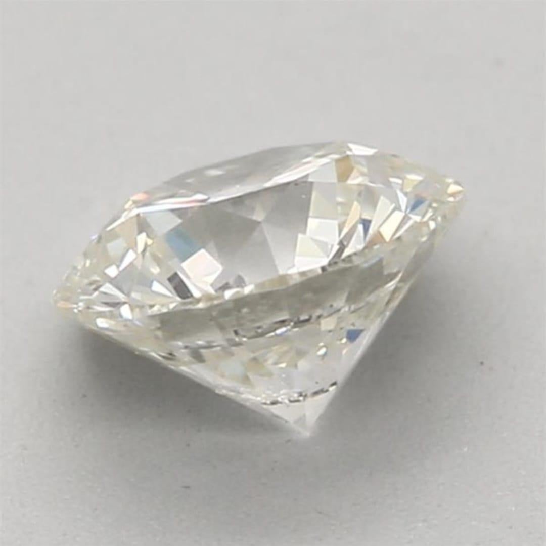 Diamant de forme ronde de 0,47 carat, pureté SI1, certifié GIA en vente 1