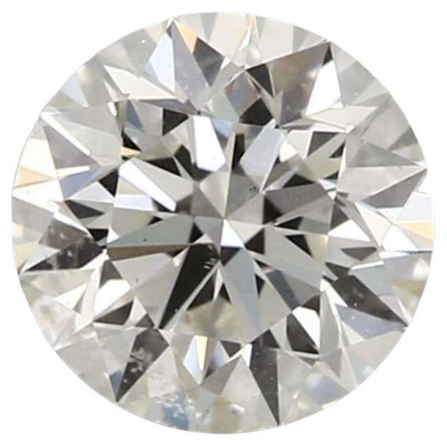 Diamant de forme ronde de 0,47 carat, pureté SI1, certifié GIA en vente