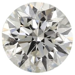 Diamant de forme ronde de 0,47 carat, pureté SI1, certifié GIA