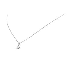 Roman Malakov 0.47 Carat Total Round Brilliant Cut Diamond Pendant Necklace
