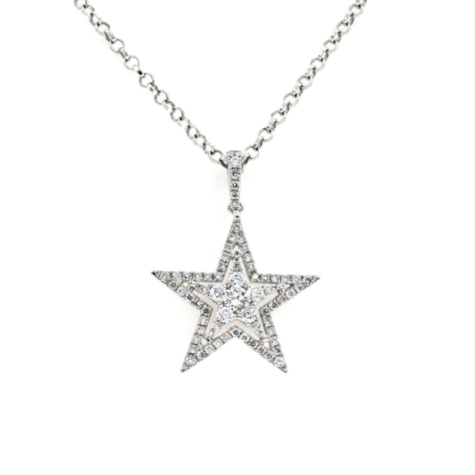 xiv karat star necklace