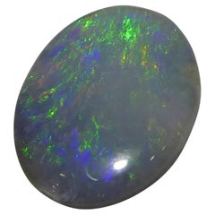 0.47ct Oval Cabochon White Opal from Australia