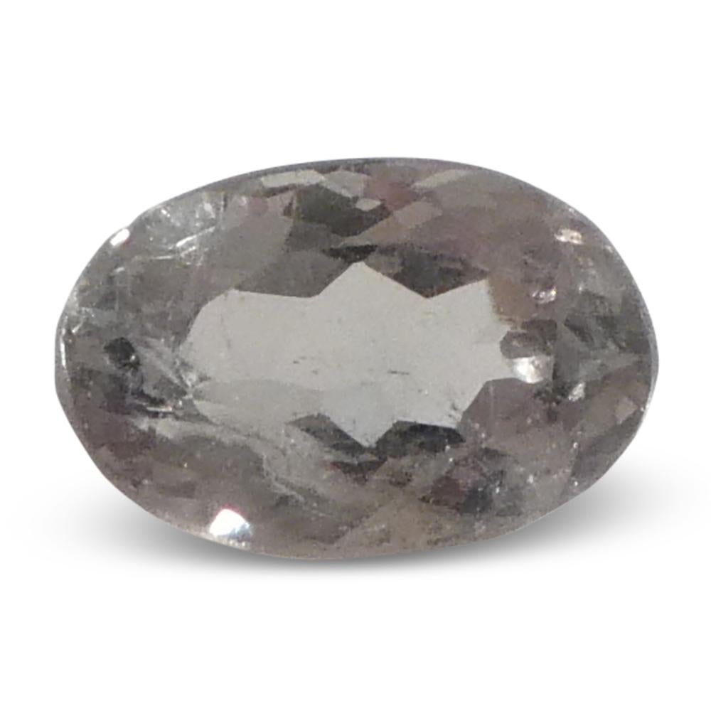 0.47ct Oval Yellowish Green to Greyish Purple Alexandrite from Brazil For Sale 6