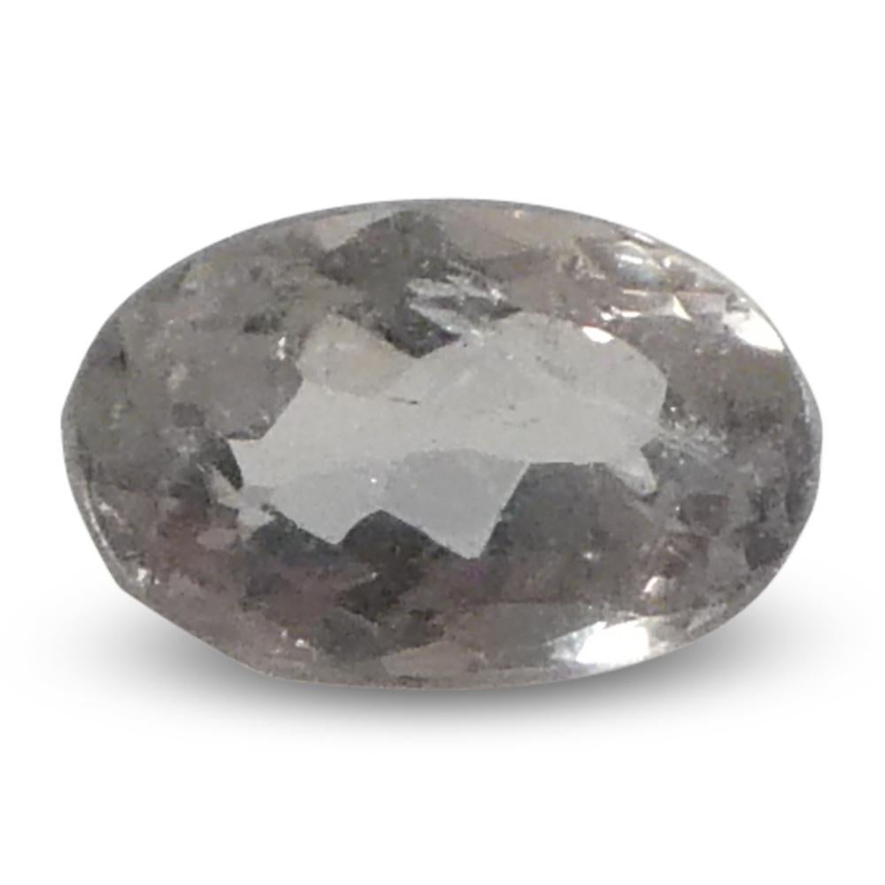 0.47ct Oval Yellowish Green to Greyish Purple Alexandrite from Brazil For Sale 7