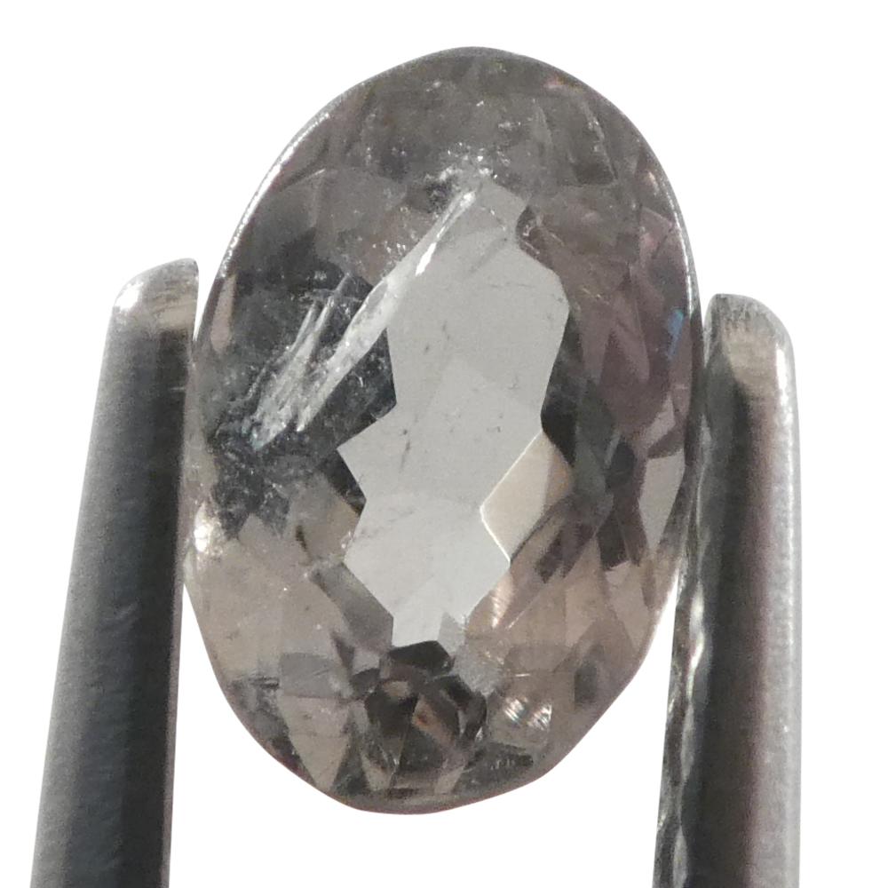 0.47ct Oval Yellowish Green to Greyish Purple Alexandrite from Brazil For Sale 8