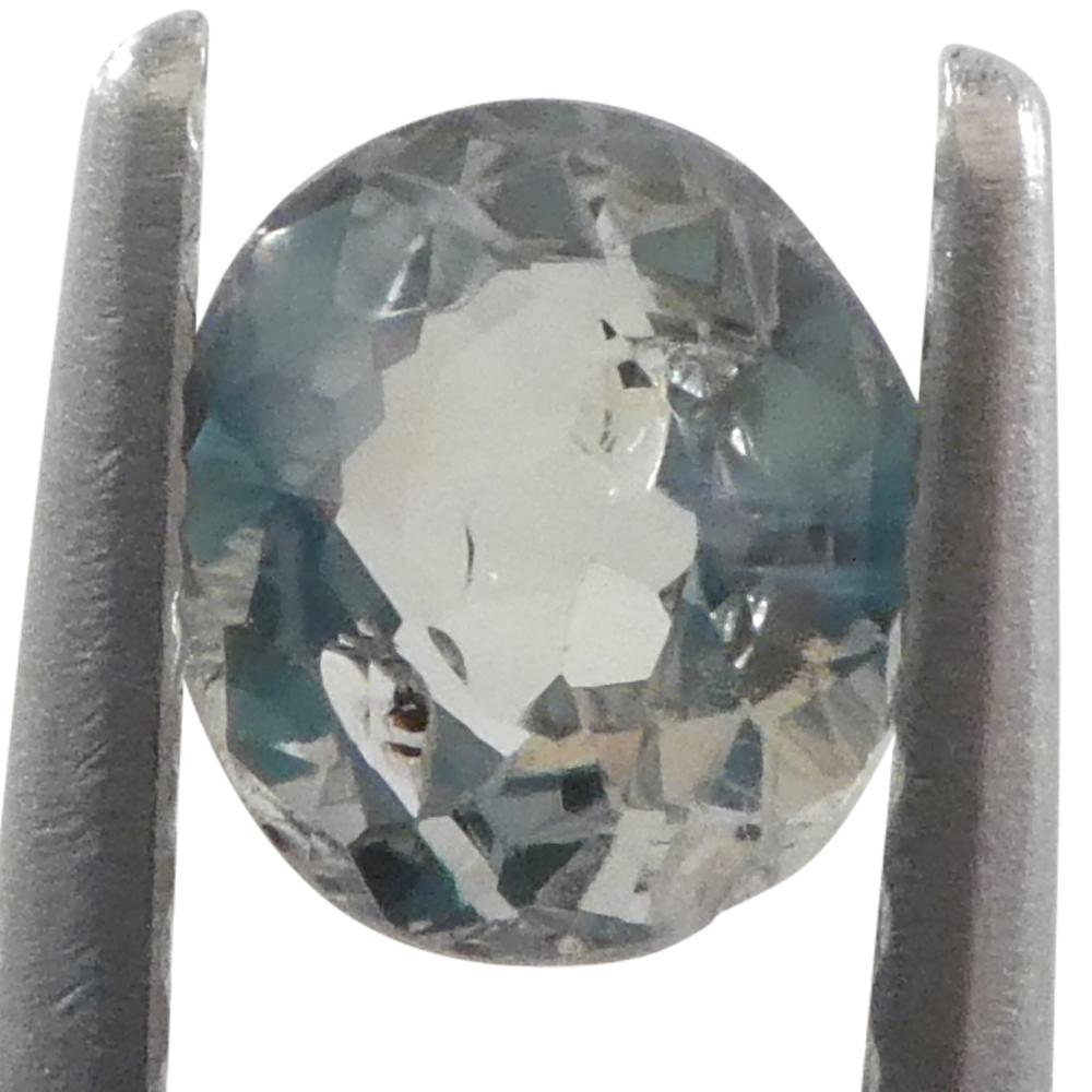 Alexandrite ovale de 0,47ct, vert jaunâtre à violet grisâtre, Brésil en vente 8