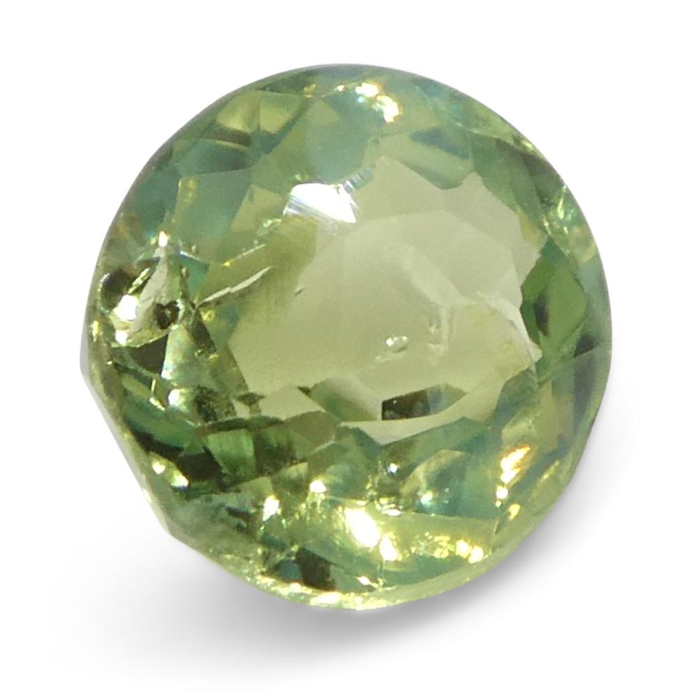 Alexandrite ovale de 0,47ct, vert jaunâtre à violet grisâtre, Brésil en vente 2