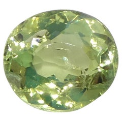0.47ct Oval Yellowish Green to Greyish Purple Alexandrite from Brazil