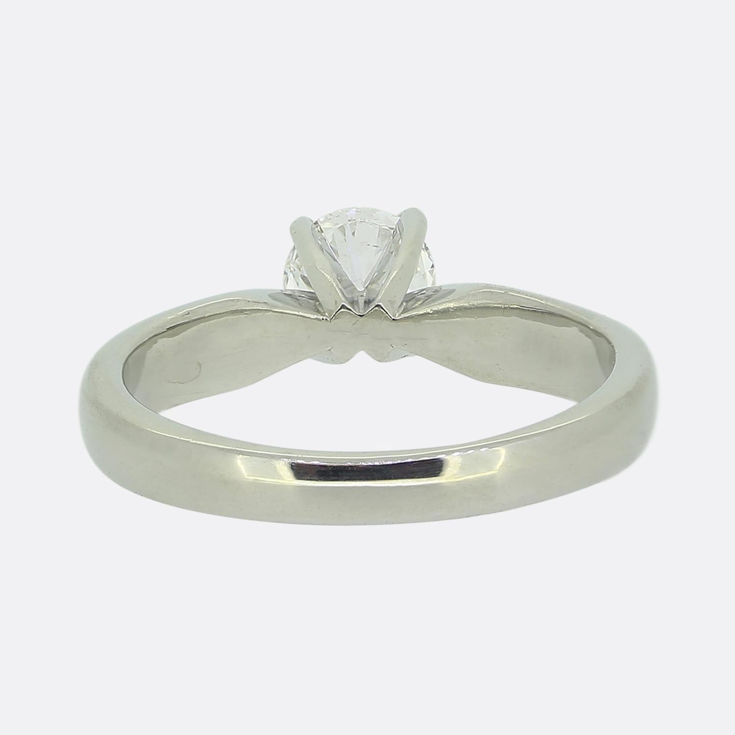 Anillo de compromiso de diamantes de 0,48 quilates en Bueno estado para la venta en London, GB