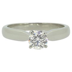 Bague de fiançailles avec diamant de 0,48 carat
