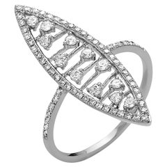 0.48 Carat Marquise Shape Diamond Ring