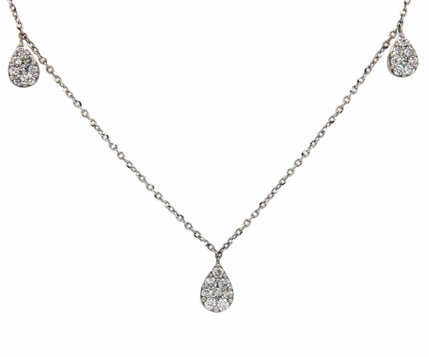 0.48ctw Diamond Station Drop Necklace in 14K

Diamond Station Drop Necklace
14K White Gold
Diamonds Carat Weight: Approx. 0.48ctw
Necklace Length: Approx. 18.0 Inches (Adjustable to 17.0 and 16.0 Inches)
Weight: Approx. 2.30 Grams
Stamped: AU585,