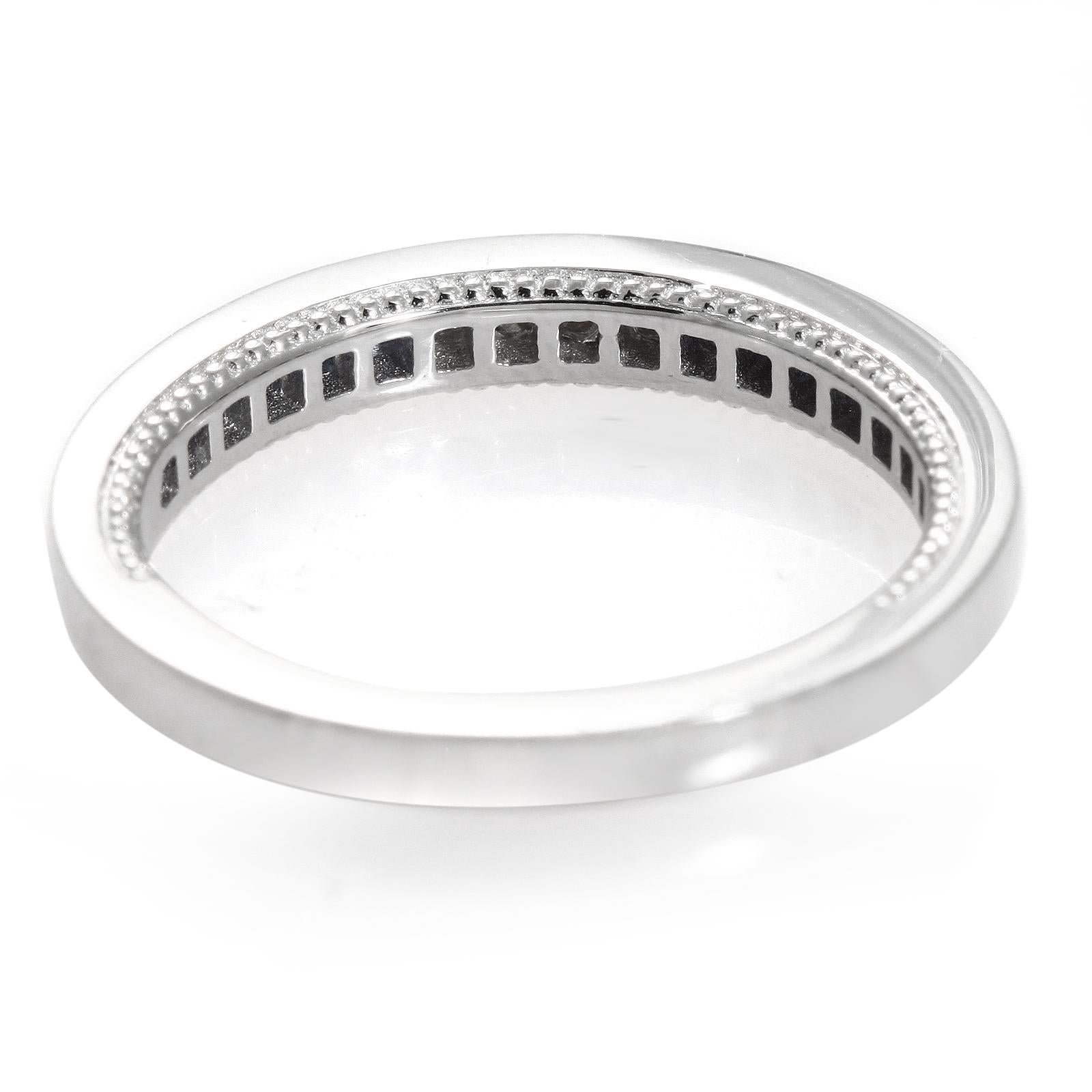 white sapphire wedding rings