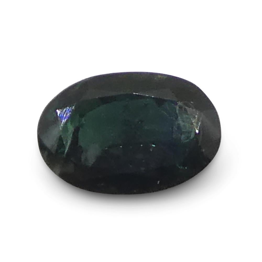 0.49ct Oval Bluish Green to Pinkish Purple Alexandrite from India For Sale 2