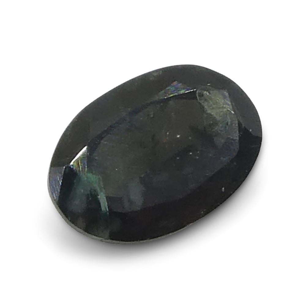 0.49ct Oval Bluish Green to Pinkish Purple Alexandrite from India For Sale 3