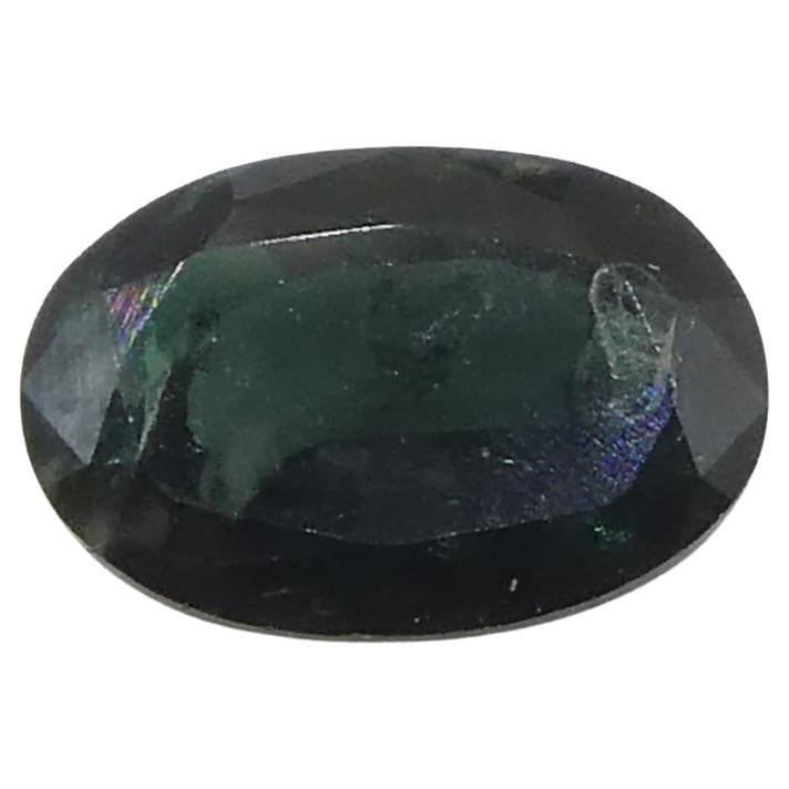 Description:

Gem Type: Alexandrite 
Number of Stones: 1
Weight: 0.49 cts
Measurements: 6.05 x 4.10 x 2.11 mm
Shape: Oval
Cutting Style Crown: Brilliant Cut
Cutting Style Pavilion: Step Cut 
Transparency: Transparent
Clarity: Moderately
