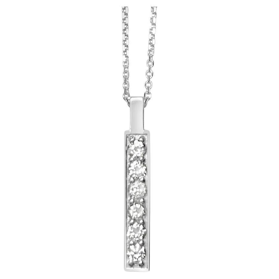 0.4ct diamond necklace For Sale