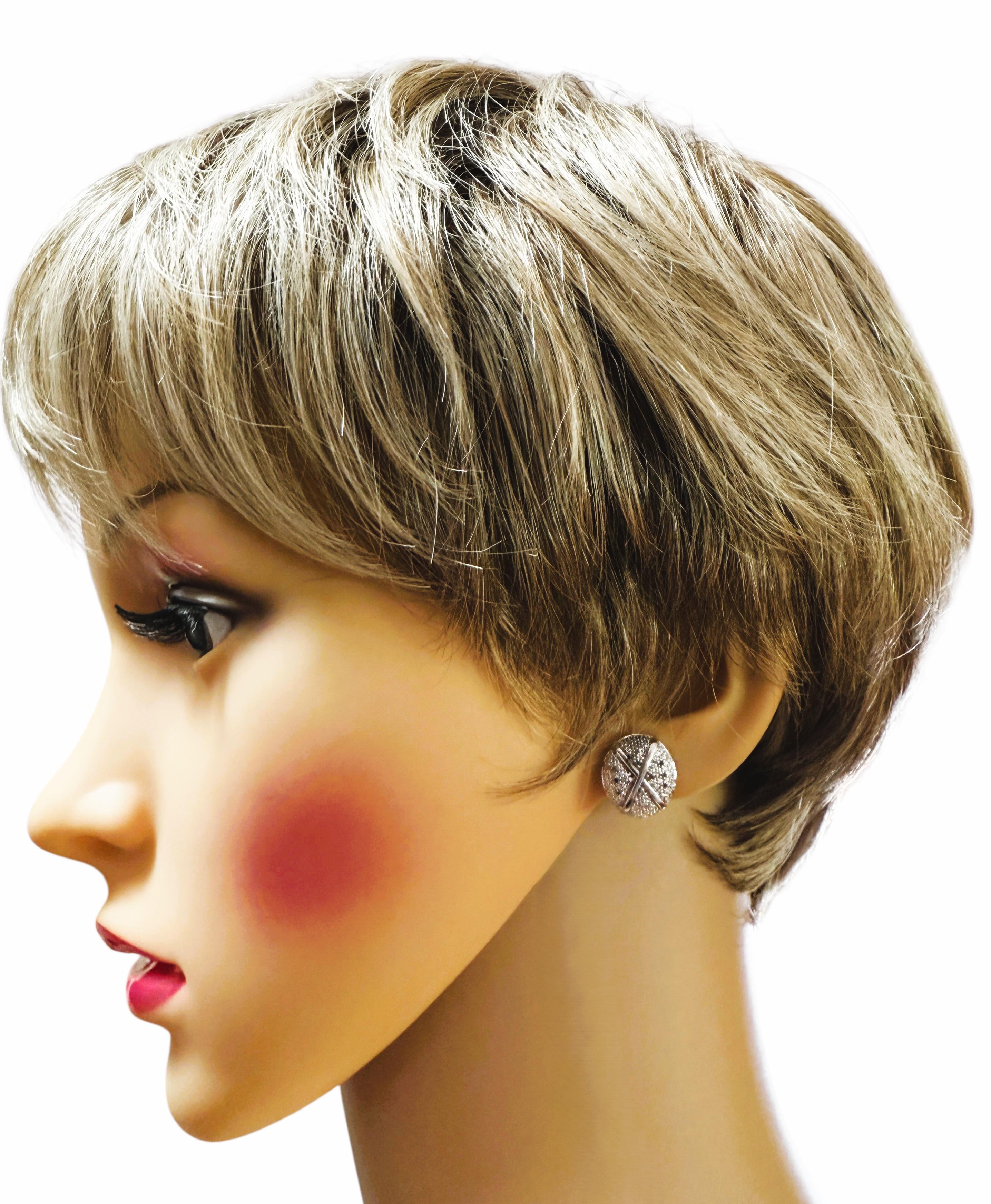 Brilliant Cut .05 Carat Diamond, 925 Sterling Silver Post Earrings
