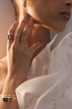 0.5 Carat Marquise Diamond Yellow Gold Ring