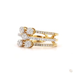 Goldring mit einem runden Diamanten im Brillantschliff von 0.5 Karat