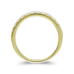 0.5 ctw Diamond Wedding Band 1981 Classic Collection Ring in 14K Yellow Gold