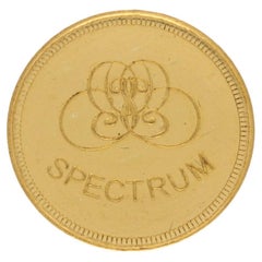 Coin Spectrum en or 24 carats avec logo de 0,5 gramme