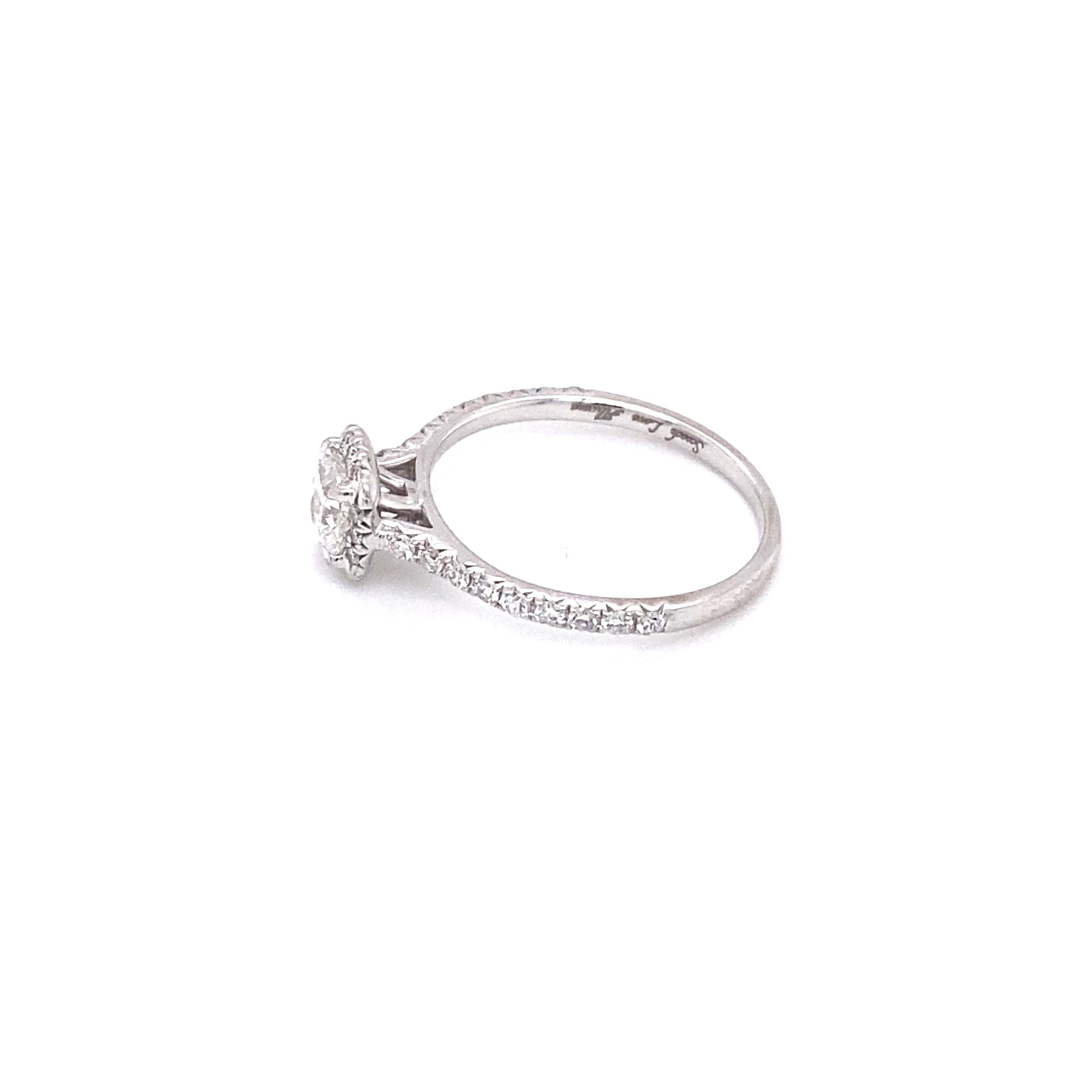 .50 carat cushion diamond engagement ring