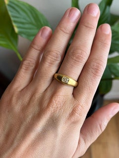 0.50 Carat Cushion Cut Diamond Gypsy Engagement Ring