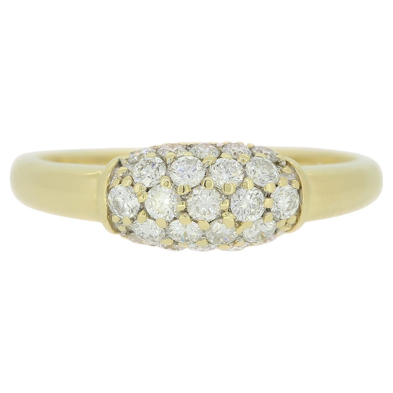 0.50 Carat Diamond Cluster Ring