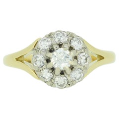 0.50 Carat Diamond Daisy Cluster Ring