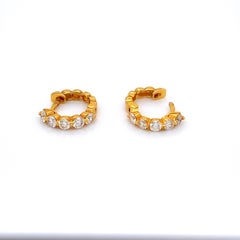 0.30 Karat Diamant Huggies