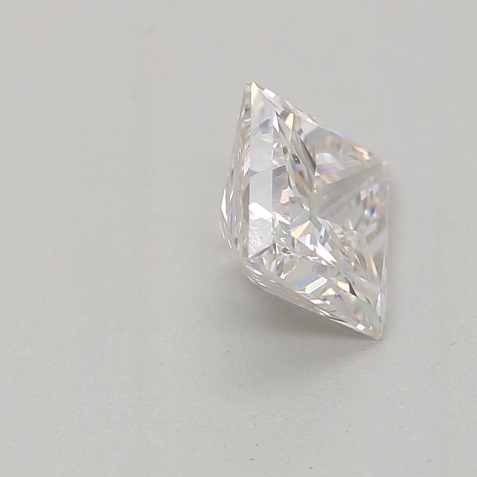 Women's or Men's 0.50 Carat Faint Pinkish Brown Princess VS2 Clarity GIA Certified diamond For Sale
