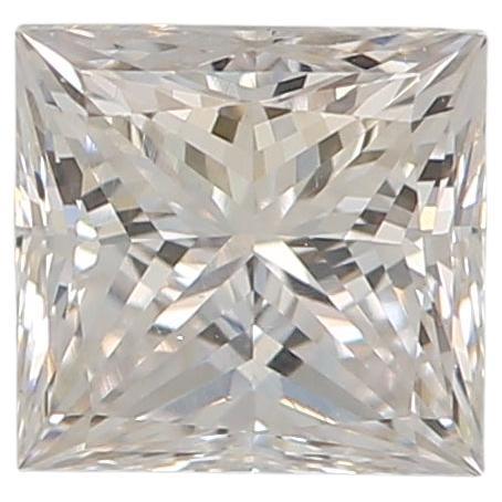 Diamant certifié GIA de 0,50 carat Faint Pinkish Brown Princesse VS2 Clarity