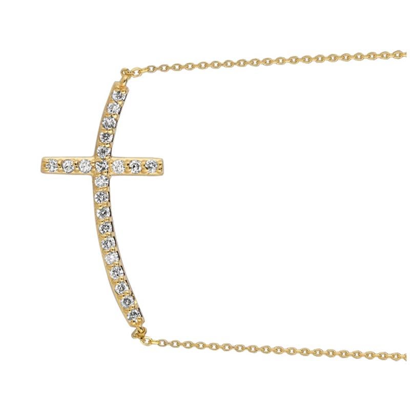 0.50 Carat Natural Diamond Cross Pendant Necklace 14K Yellow Gold 18'' chain


100% Natural Diamonds, Not Enhanced in any way Round Cut Diamond Necklace
0.50CT
G-H
SI
14K Yellow Gold Pave style 2.7 gram
9/16 inches in height, 1 3/16 inches in