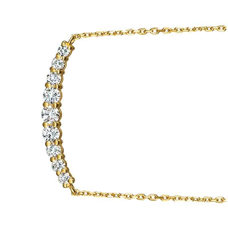 0.50 Carat Natural Diamond Necklace 14K Yellow Gold G SI 9 stones 18 inches

100% Natural Diamonds, Not Enhanced in any way Round Cut Diamond Necklace
0.50CT
G-H
SI
14K Yellow Gold 2.7 gram
3/16 inches in length, 15/16 inches in width
9